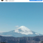 大涌谷からの富士山